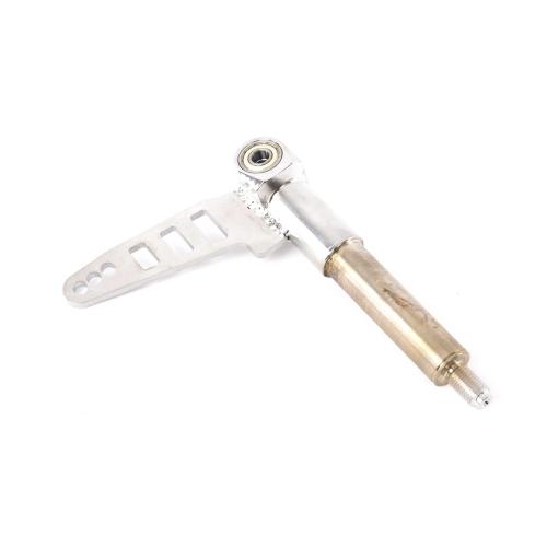 CHROMED RIGHT STUB AXLE DIAM.25 WITH SCREW 10 mm, 10,5°