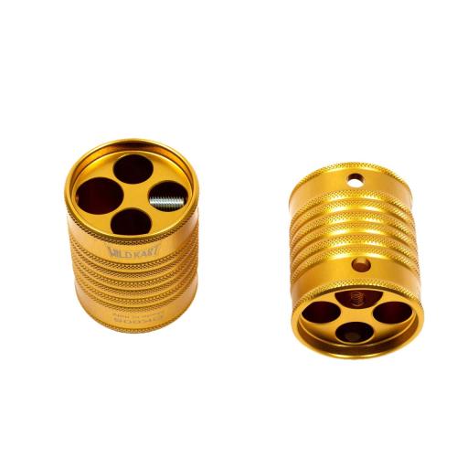 PEDAL EXTENSION PAIR ANODIZED ALUMINIUM