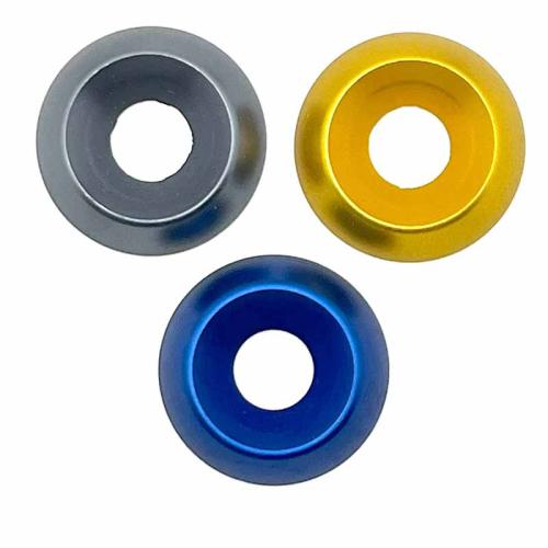 COUNTERSUNK WASHER M10 DIAM. 30mm ANODIZED ALUMINIUM