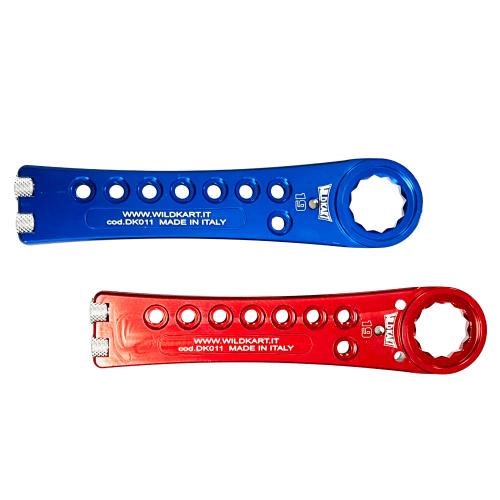 CHIAVE CARBURATORE ROTAX CON PORTA GETTI MAGNETICO ALLUM. ANOD.