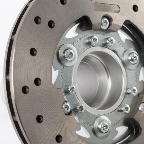 GHIERA PORTA DISCO ANTERIORE FLOTTANTE COMPLETA