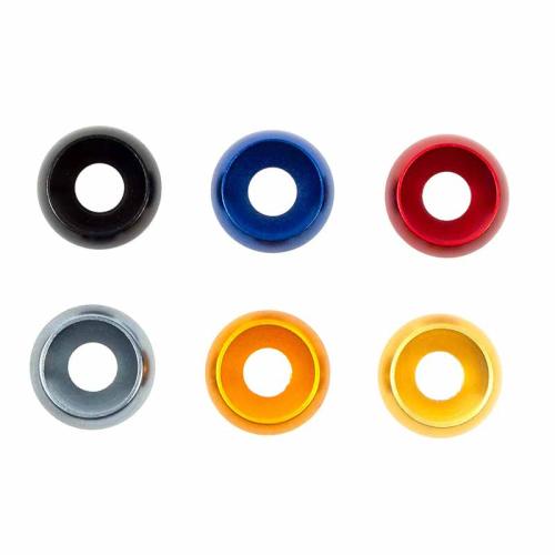 COUNTERSUNK WASHER M8 DIAM. 22mm ANODIZED ALUMINIUM