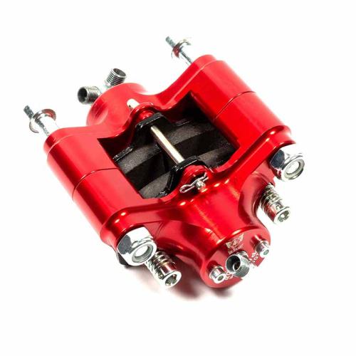 PINZA FRENO POSTERIORE IDRAULICA 2 PISTONI ALLUM. ANODIZZATO