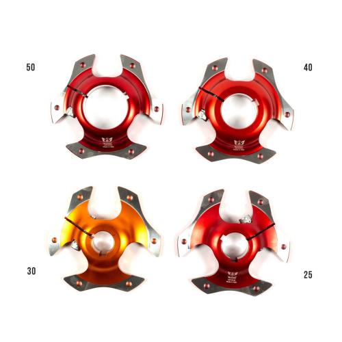 PORTA DISCO RACING DIAM. 30mm ALLUM. ANODIZZATO