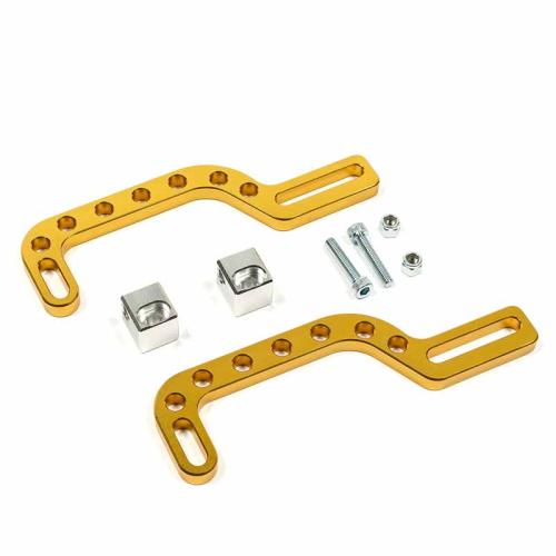 PEDAL MOUNT EXTENSION PAIR ANODIZED ALUMINIUM